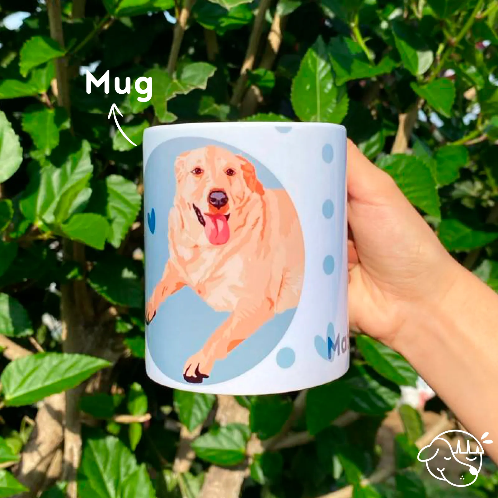 Mug ilustrado de mascota
